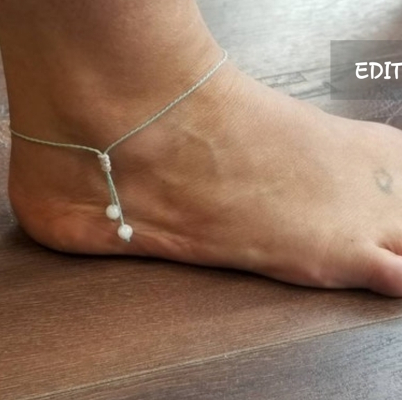 Moonstone Anklet - Picture 2 of 4
